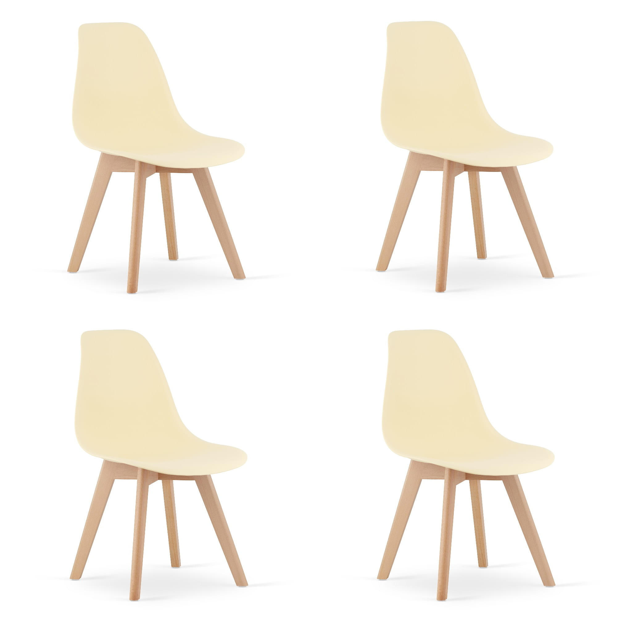 Valora Esszimmerstuhl Creme 46x80x54.5 cm