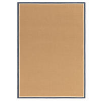 TEPPICH modern Wohn-/Schlafzimmer Naturfaser DORO Blau 40x120 cm - Blau, Naturmaterialien (40/120cm) - Novatrend