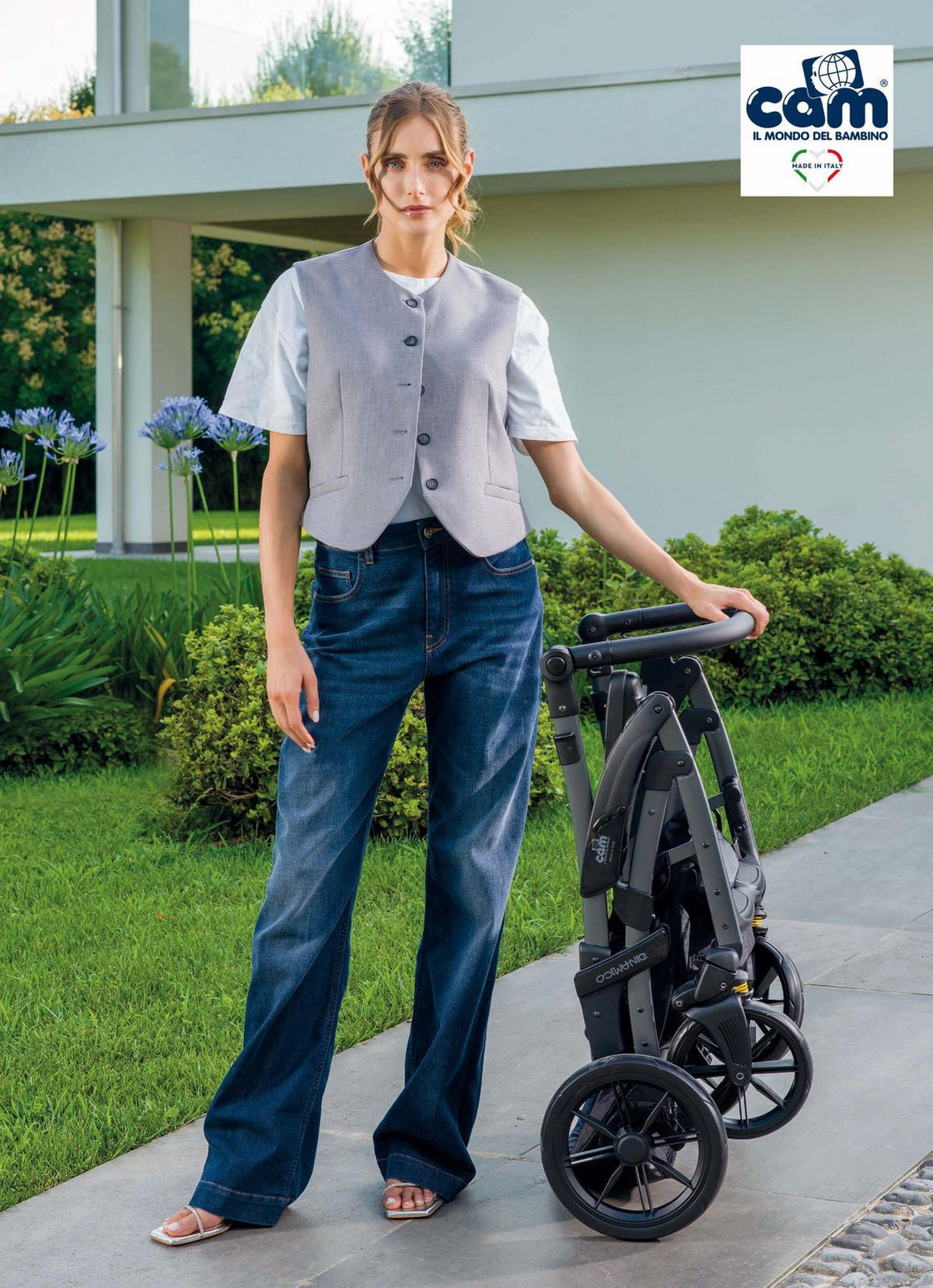 KOMBI-KINDERWAGEN Dinamico Smart 3in1 - Anthrazit, Kunststoff (57/87.3/100cm) - Cam il Mondo del Bambino S.p.A.