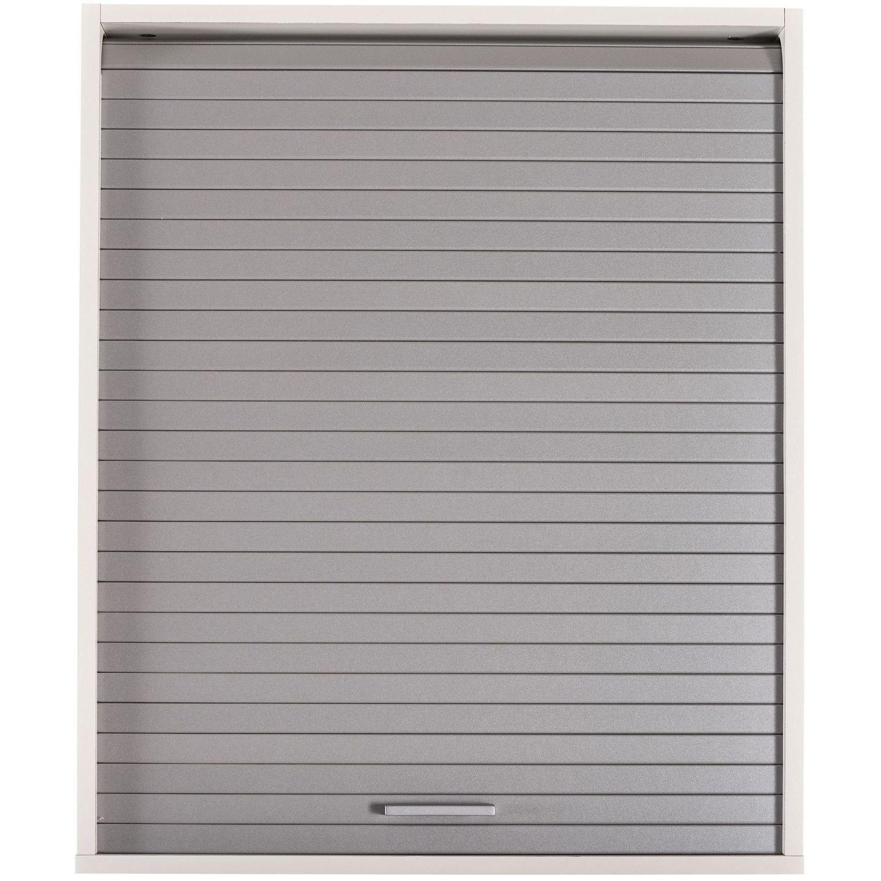KÜCHENOBERSCHRANK mit Rolladentür 35/60/72cm - Weiß, Holzwerkstoff (60/72/35cm) - Simmob