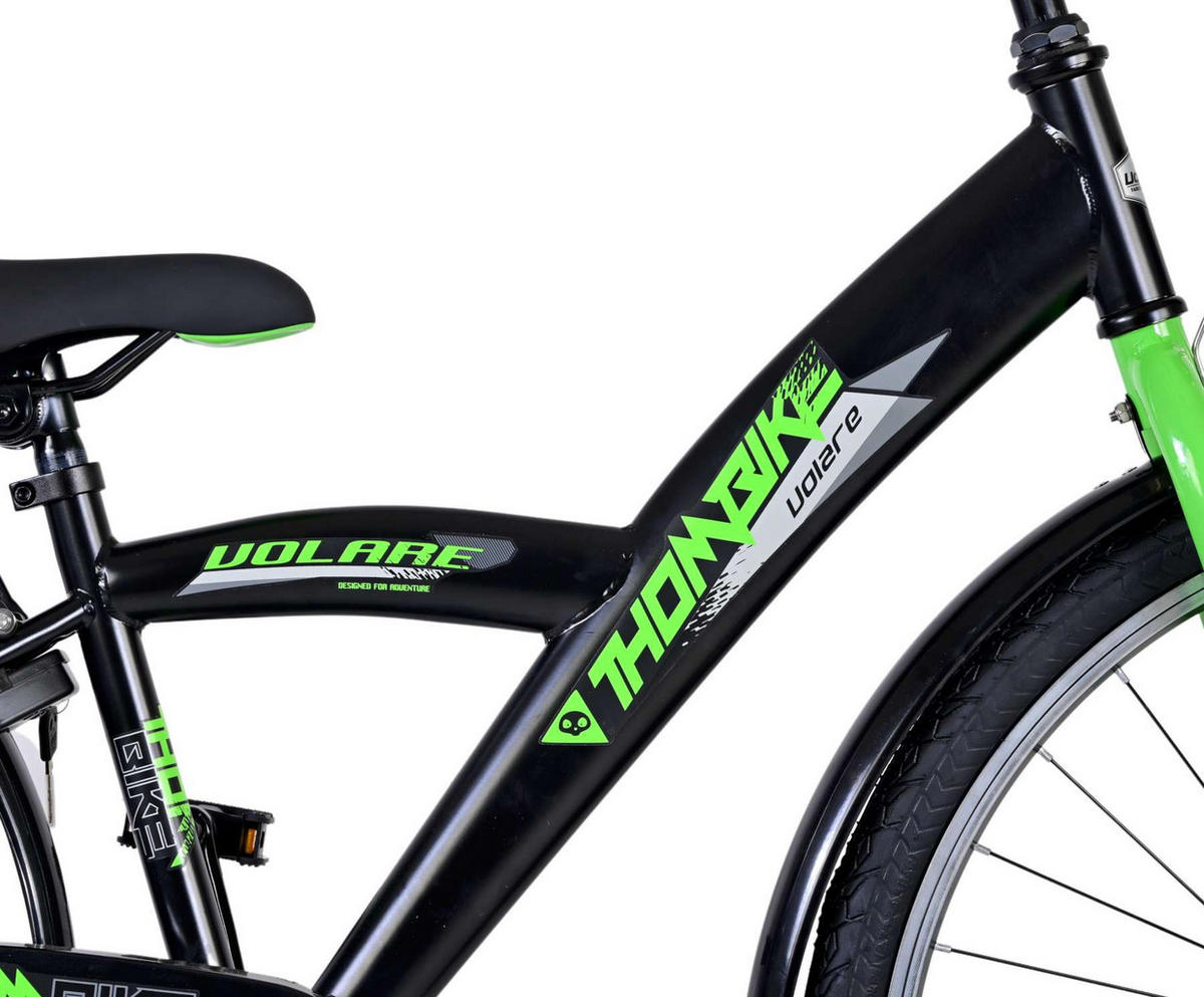 KINDERFAHRRAD Thornbike - Jungen - 26 Zoll - Rücktritt + Handbremse - Grün - Grün, Metall (77cm) - TPFSports