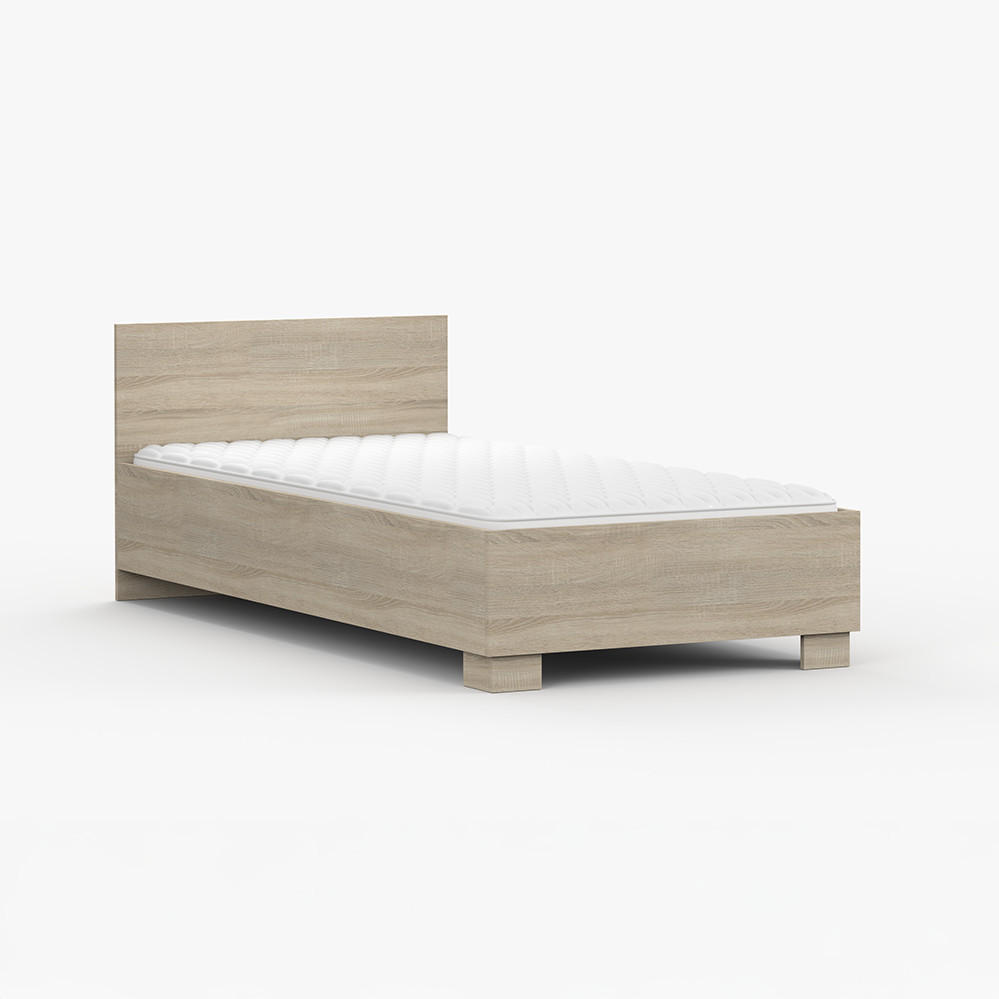 imoebel24 Bett Sonoma Eiche