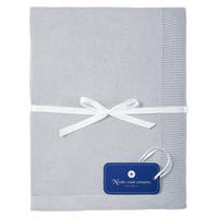 BABYDECKE Wolke Grau - Grau, Textil (70/100cm) - nordic coast company