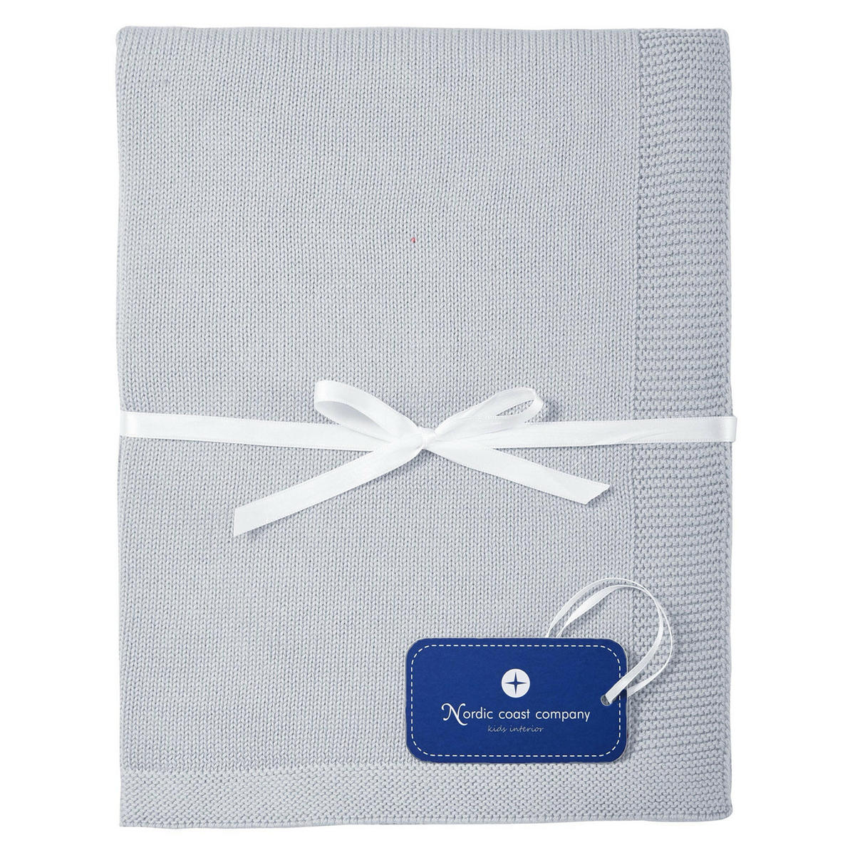 BABYDECKE Wolke Grau - Grau, Textil (70/100cm) - nordic coast company
