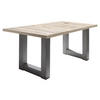 ESSTISCH ausziehbar Eila 3 160 x 90 x 75 Esszimmertisch Graphit/Sandeiche - Naturfarben, Holz (160/90/75cm) - 58aufmkessel