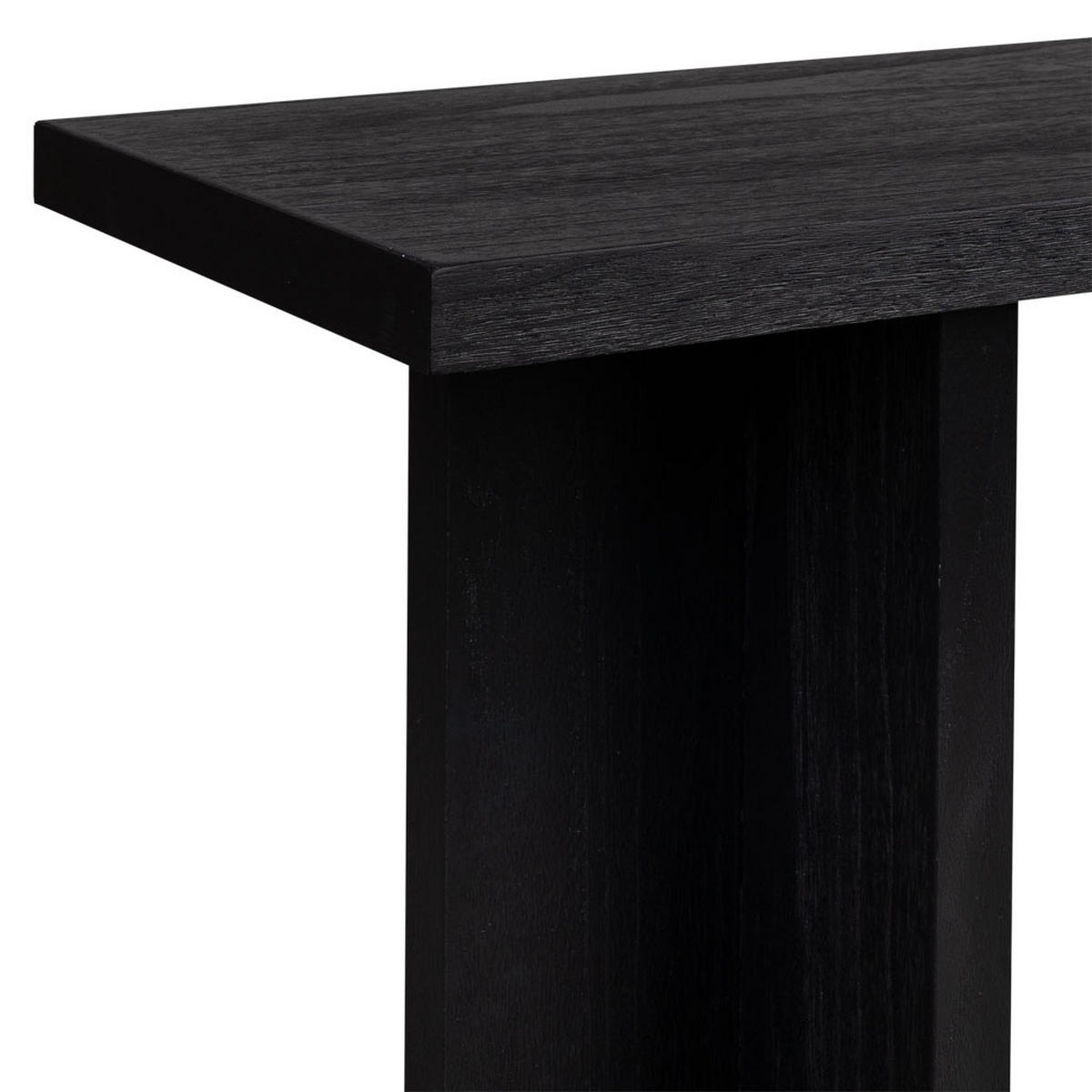 FLURTISCH aus Holz, schwarz, 120x40x81 - Schwarz, Holz (40/120/81cm) - Wanderlust