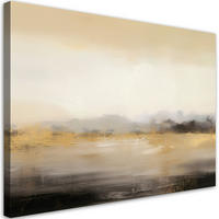 WANDBILD abstrakte textur loft beige - Beige, Textil (60/40cm) - Feeby