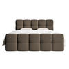 BOXBETT Cloudy Braun mit Bouclé-Bezug 180x200 cm - Schwarz/Braun, Kunststoff/Textil (180/200cm) - Selsey