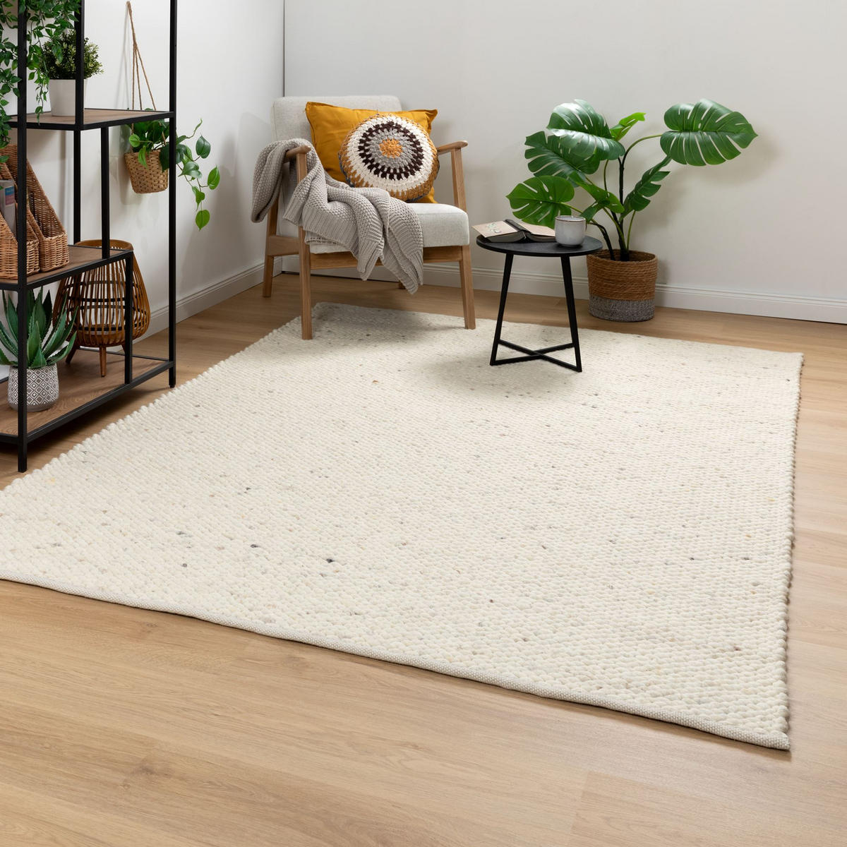 FLACHGEWEBETEPPICH 200/240 cm Nellenberg - Creme, Naturmaterialien (200/240cm) - Steffensmeier