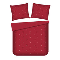 BETTWÄSCHE Baumwoll GENNA, 200x220 cm, Rot, Winter Weihnachten Bettbezug, Weihnachtsdeko, Christmas, Weihnachtsmotiv - Rot, Textil (200/220cm) - home&you