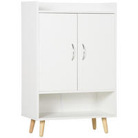 SCHUHSCHRANK,OFFENES Fach platzsparend 60x30x92cm,weiß - Weiß, Holzwerkstoff (60/92/30cm) - Vallsero