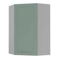 KÜCHENHÄNGESCHRANK Kvantum W4/10/60 Mint Matt / Grau Matt 60 / 60 / 96cm - Grau/Mintgrün, Holz/Holzwerkstoff (60/96/60cm) - Feldmann-Wohnen