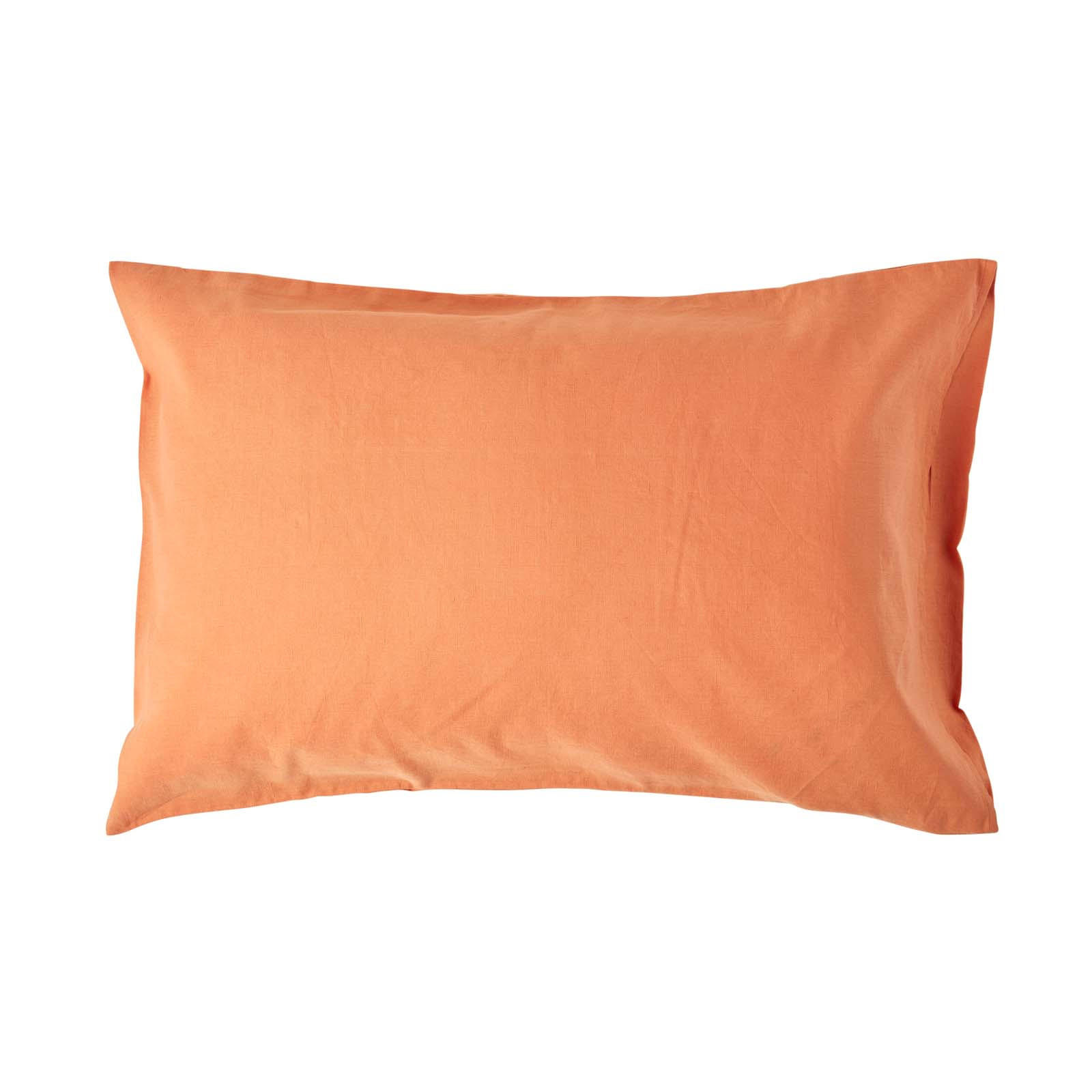 KISSENBEZUG Leinen - Orange, Textil (48/74cm) - Homescapes