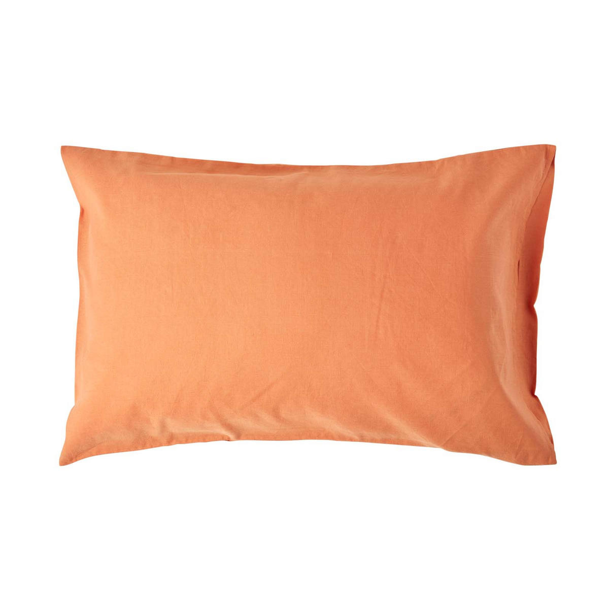KISSENBEZUG Leinen - Orange, Textil (50/90cm) - Homescapes