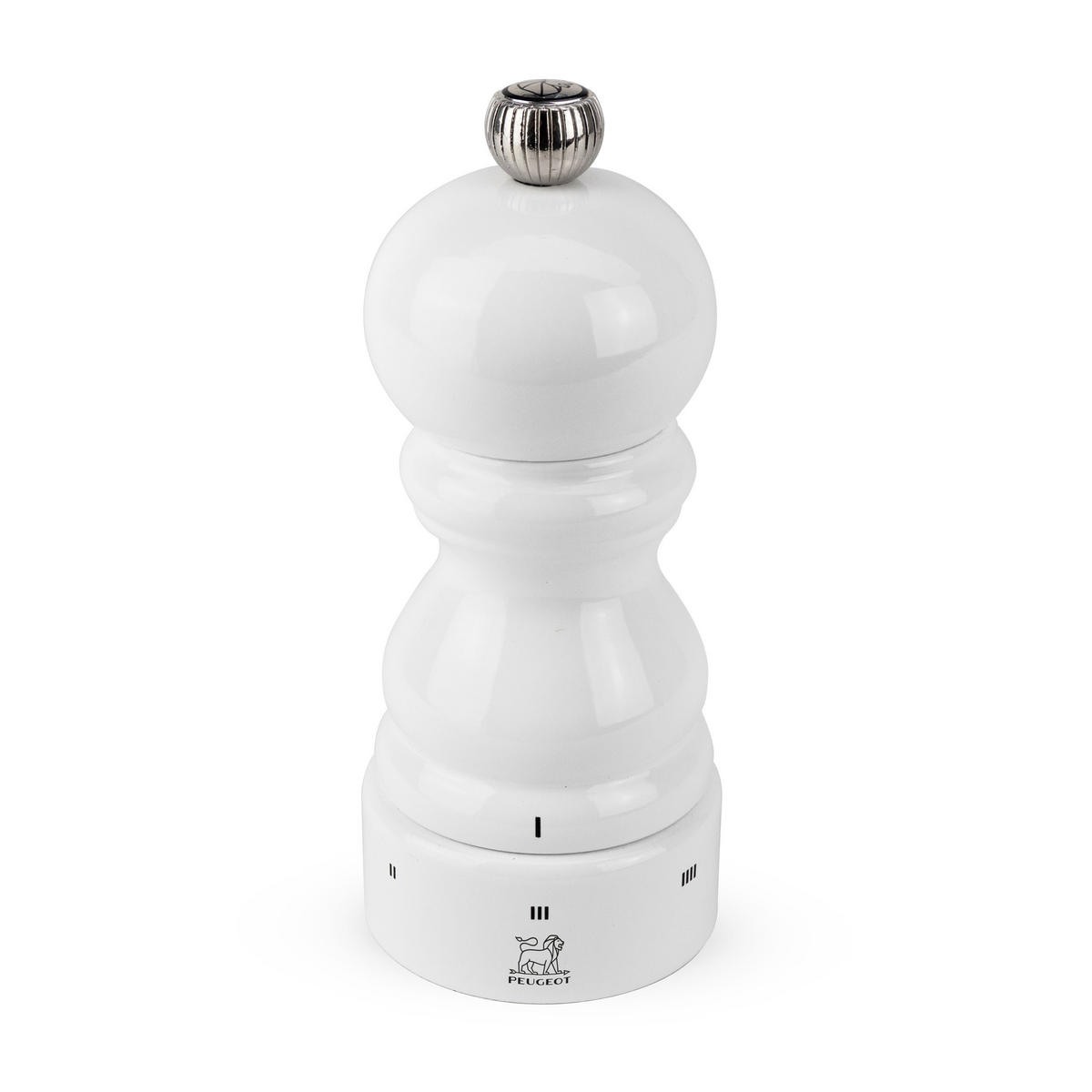 PFEFFERMÜHLE Paris uSelect 12cm Buchenholz Weiß Stahlmahlwerk - Weiß, Holz (5.9/12/5.9cm) - PEUGEOT