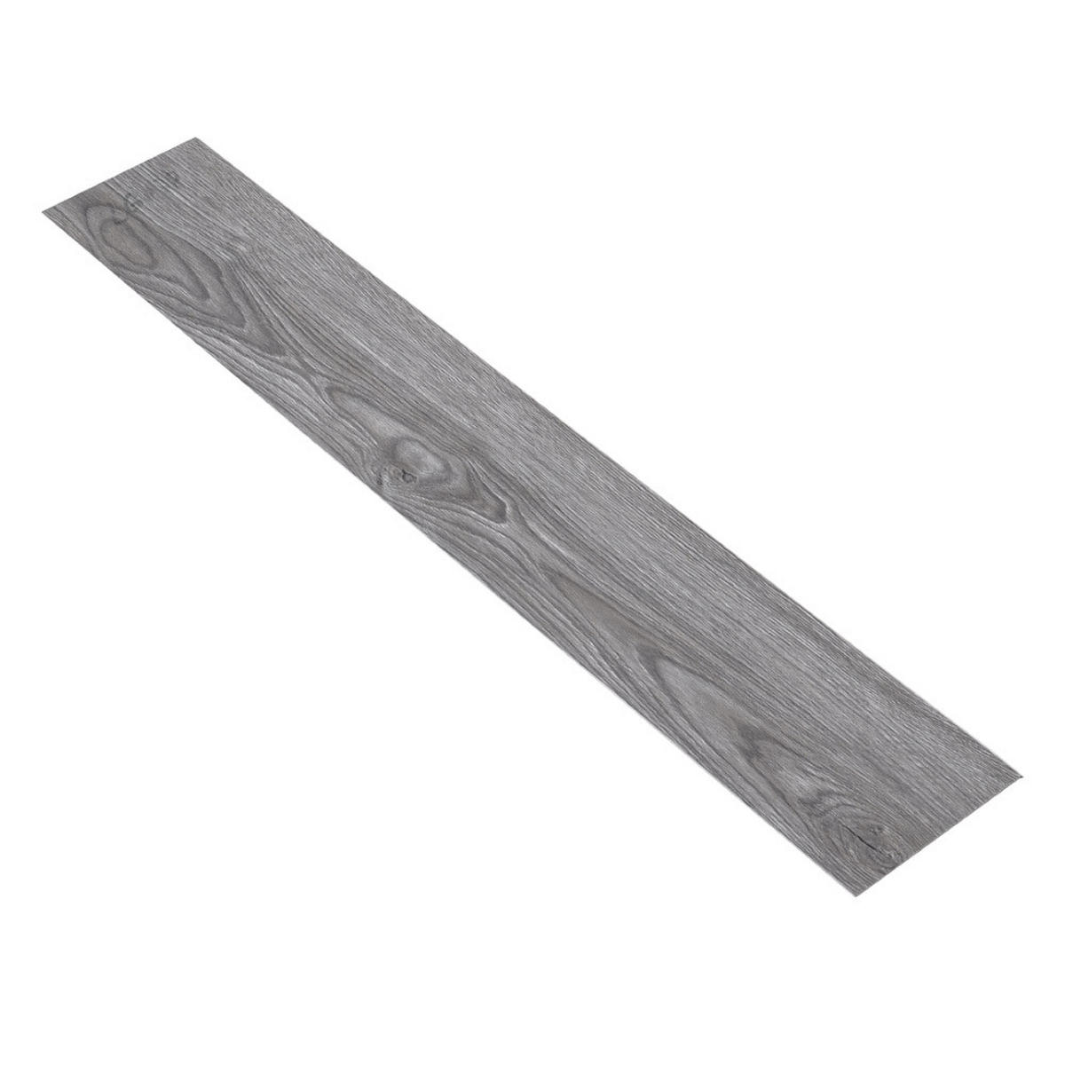 VINYLBODEN 5m²/36-TLG. selbstklebend PVC - Dunkelgrau, Kunststoff (0.2/91.5/15.2cm) - Livingandhome