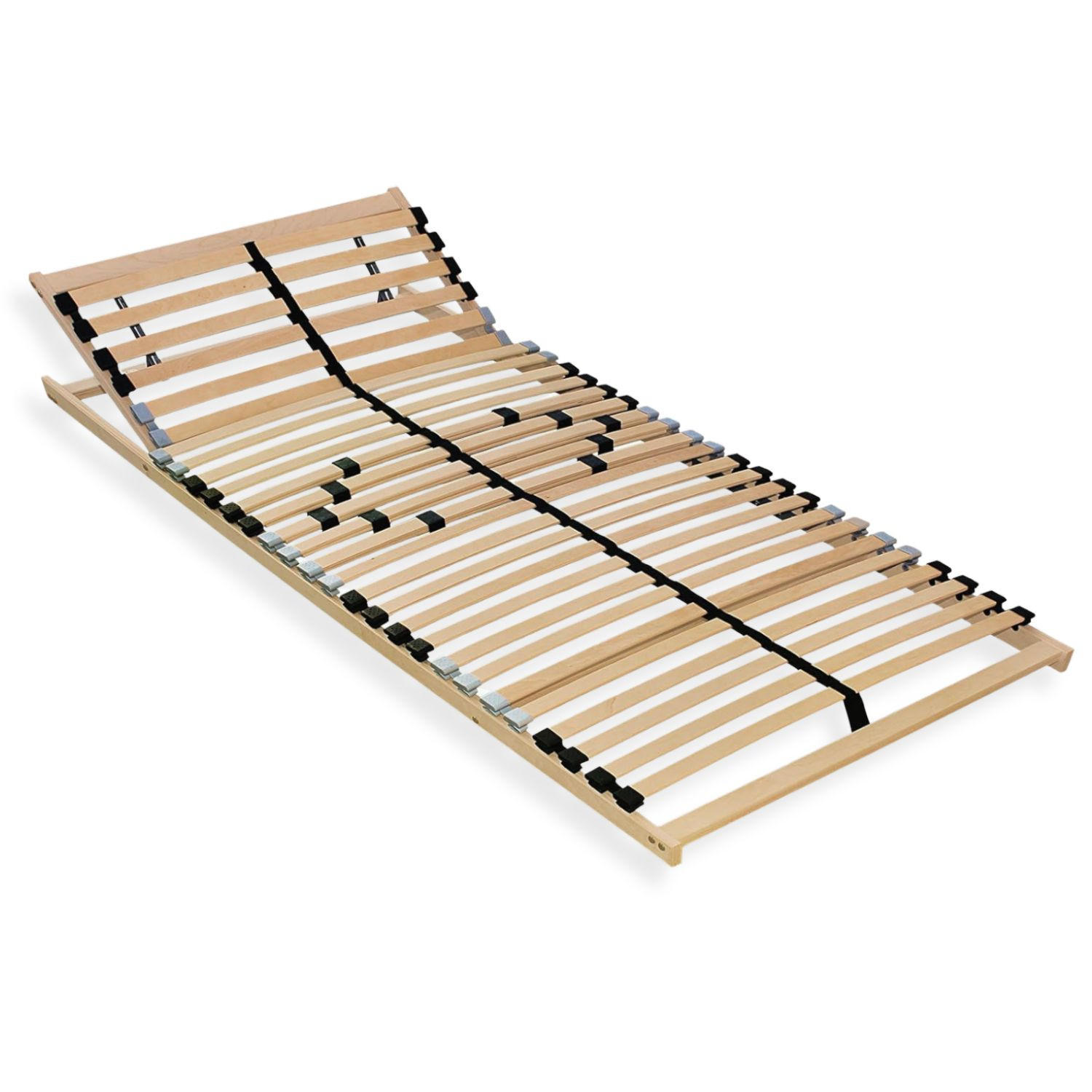 LATTENROST verstellbar, Buche, 120x200 cm - Buchefarben/Braun, Holz (120/200cm) - Sleepneo
