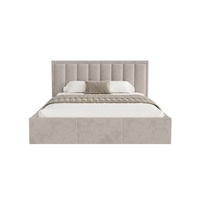 POLSTERBETT Sitia 180x200 cm, Taupe - Taupe, Textil (180/200cm) - Fedve