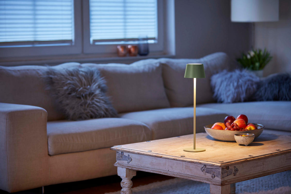 LED Tischlampe 3 in 1 Mintgrün max. 45cm hoch 2er-Set - Mintgrün, Metall (11/11/45cm) - Northpoint