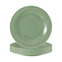 FRÜHSTÜCKSTELLER Beat Color Glaze Salbeigrün ø 23,3 cm 6er Set - Grün, Keramik (23.3cm) - Seltmann Weiden