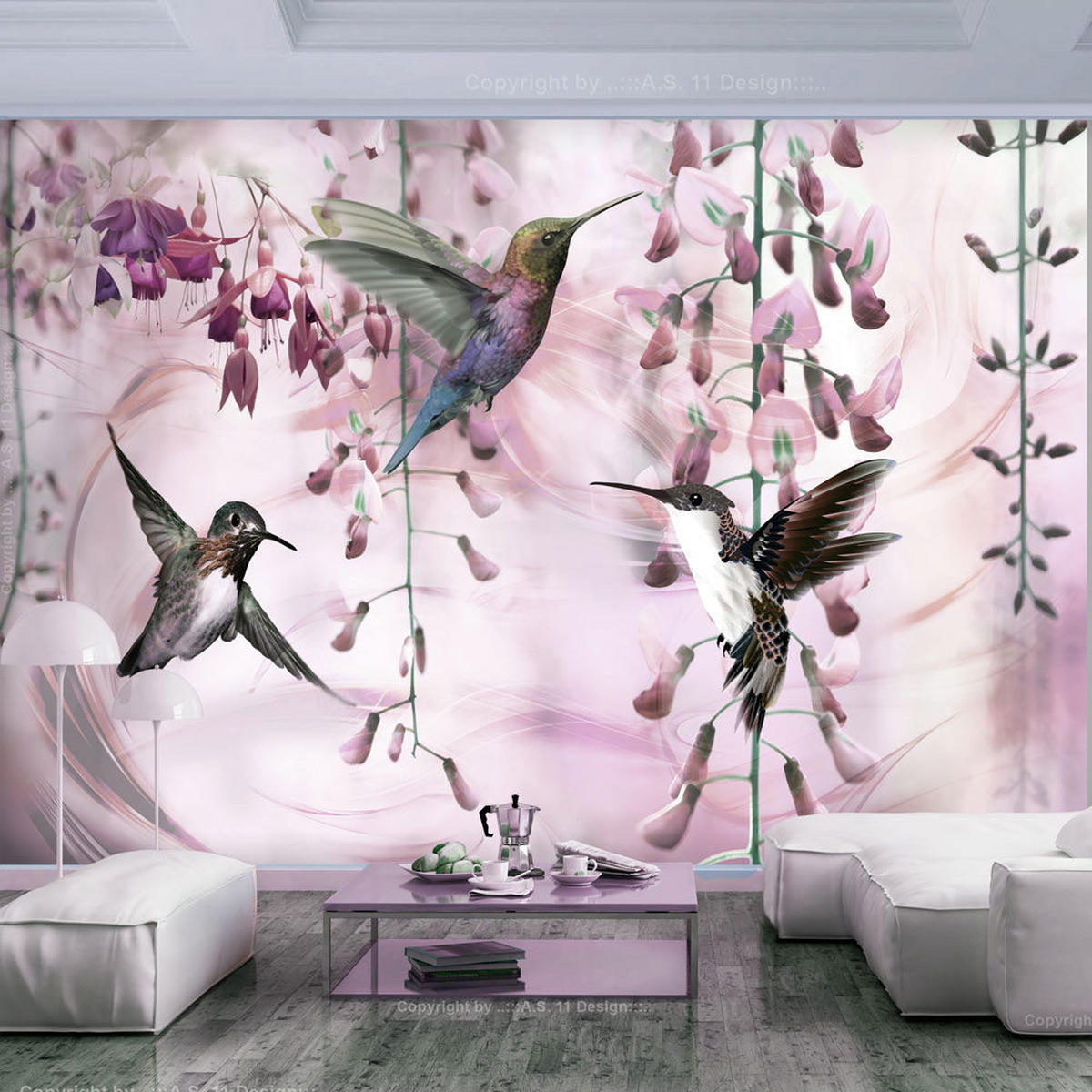 VLIESTAPETE 100/70 cm - Pink, Textil (100/1cm) - KUNSTLOFT