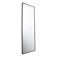 WANDSPIEGEL York Schwarz - Schwarz, Metall (40/120/4cm) - Fragix