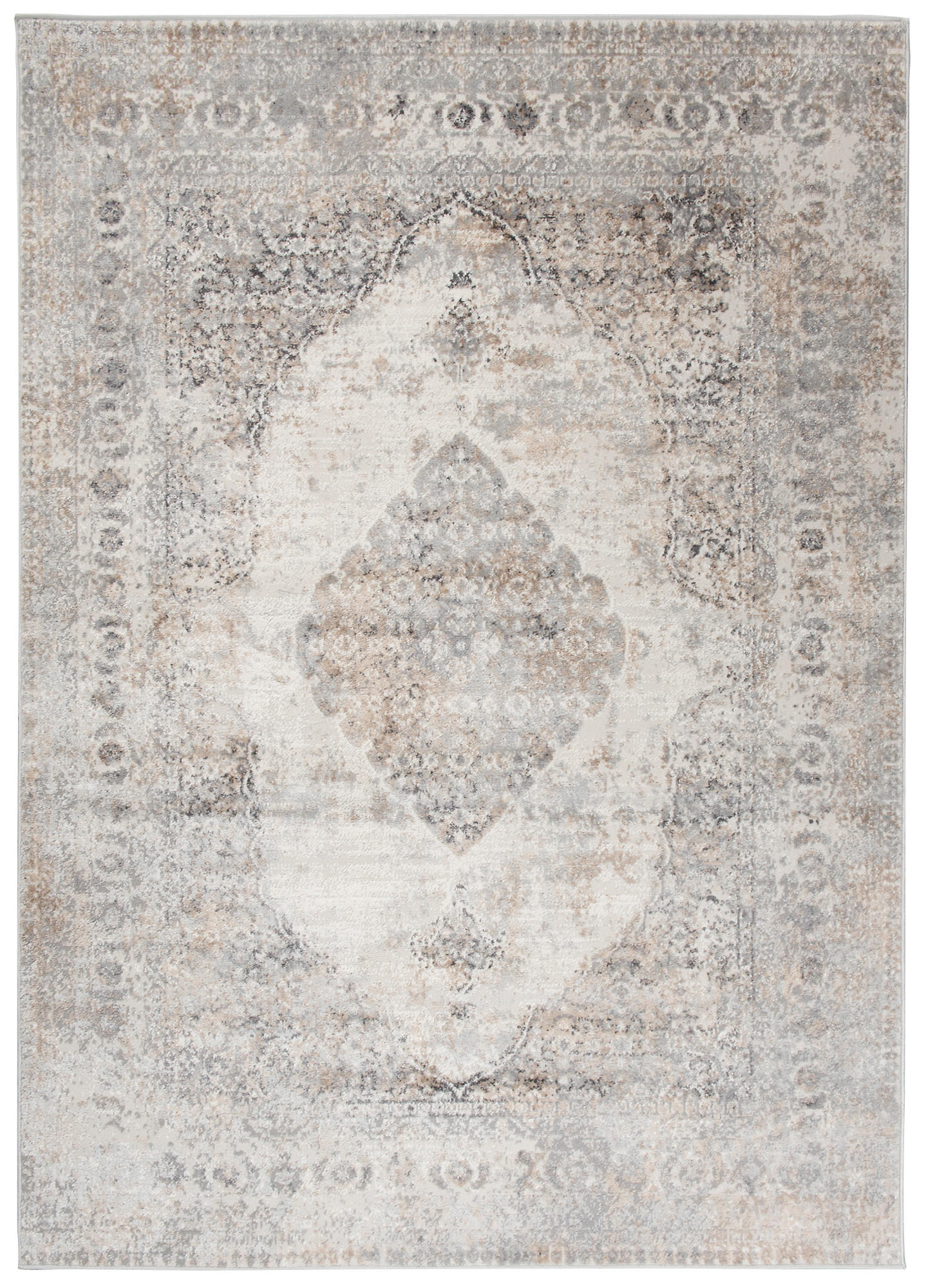 Tapiso Teppich Hellgrau 300x400 cm