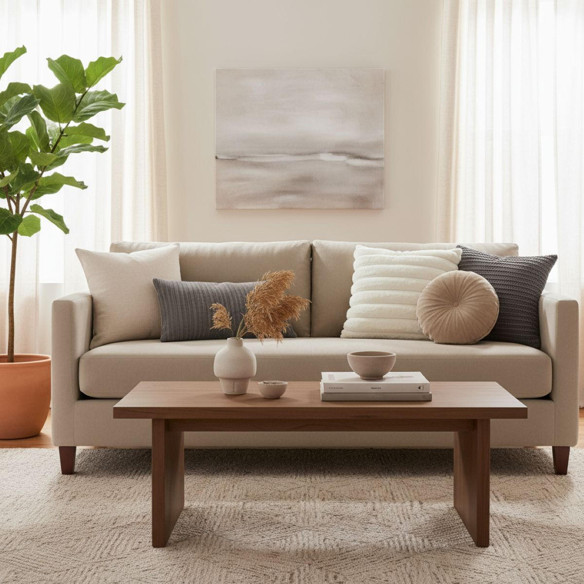 DEKOKISSEN 45/45 cm - Weiß, Textil (45/45cm) - Home Styling Collection