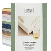 SPANNBETTLAKEN FLAT - Weiß, Textil (90/200cm) - Schöner Wohnen
