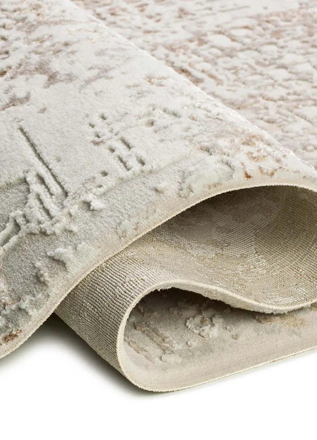 KURZFLORTEPPICH Beige Oris 154/230 cm - Beige, Naturmaterialien/Textil (154/230cm) - Atticgo