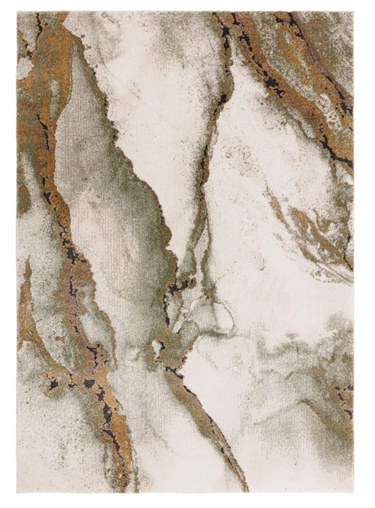 TEPPICH Flachgewebe HAVEN Grün 160 x 230 cm - Grün, Textil (160/230cm) - Novatrend