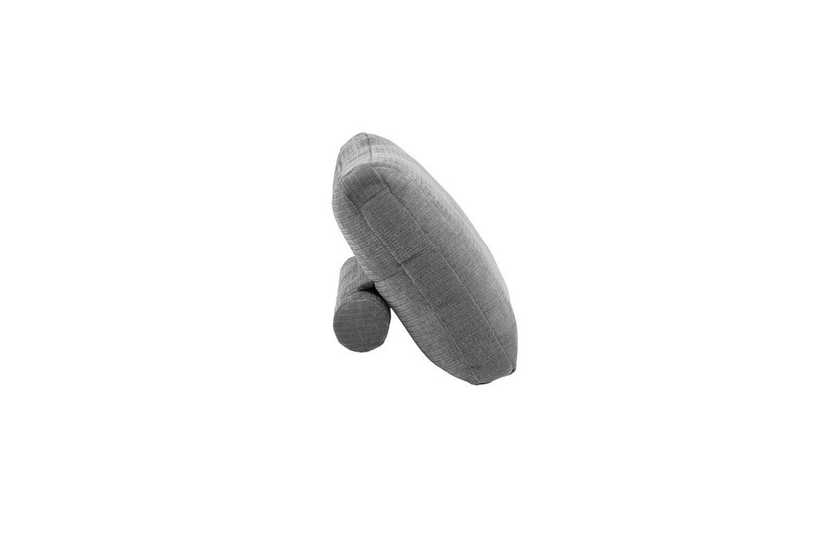 RÜCKENKISSEN SEPHI Grau Cord - Grau, Textil (70/20cm) - KAWOLA