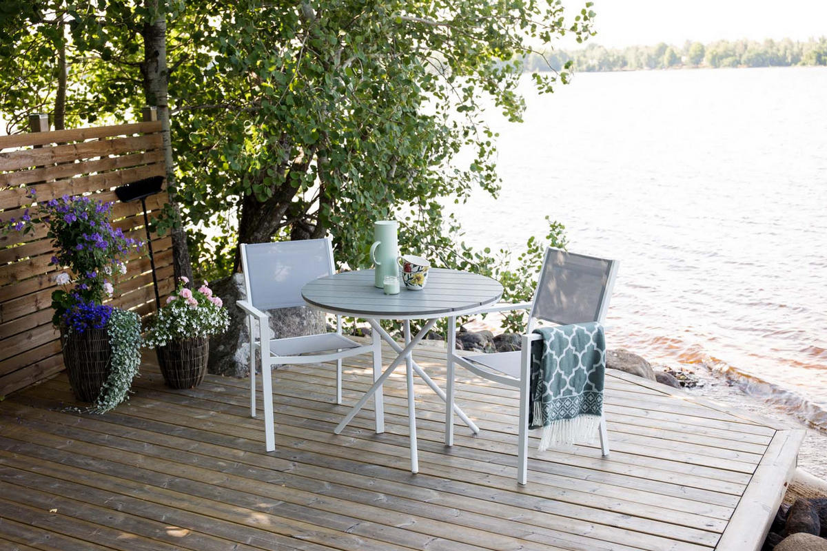 GARTENSET grau - Grau, Holzwerkstoff - ebuy24