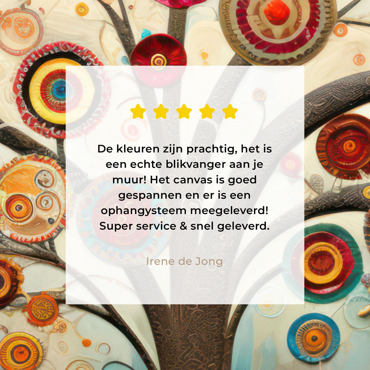 LEINWANDBILD Baum - Baum des Lebens - Farbe 90x90 cm - Braun, Textil (90/90cm) - MuchoWow