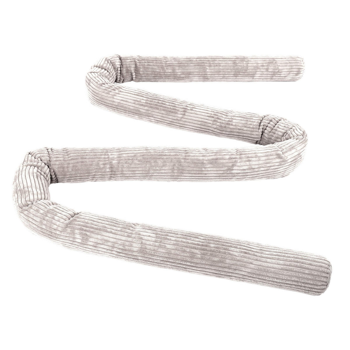 BETTUMRANDUNGSSCHUTZ Bettschlange aus Cord, 150 cm, Ecru - Creme, Textil - MeowBaby