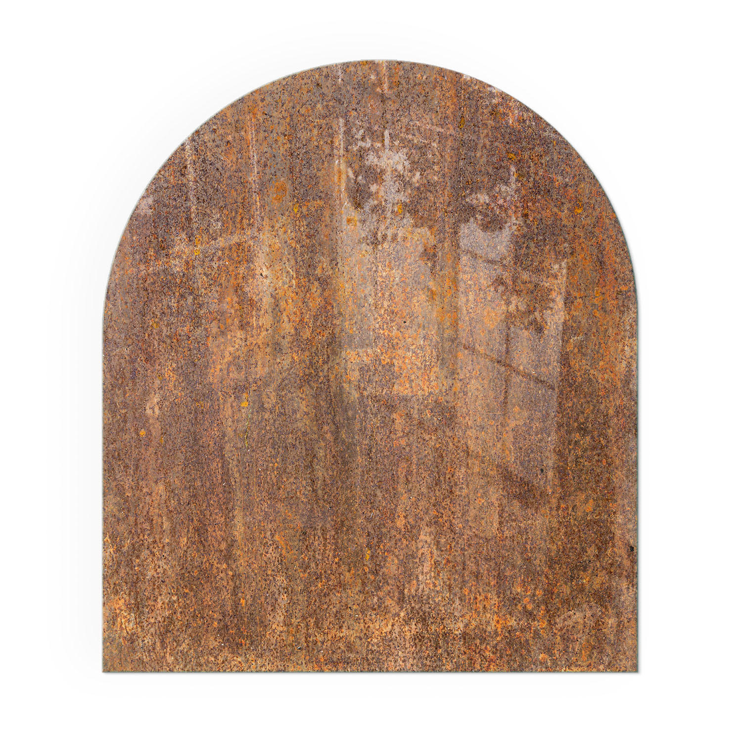 GLASPLATTE für Kamin 80x70 cm - Braun, Glas (80/70/0.4cm) - TULUP