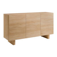 SIDEBOARD - 150cm x 41.8cm - MDF - naturfarben hell - LUDIMA - Naturfarben, Holz (150/81.3/41.8cm) - Vente-Unique