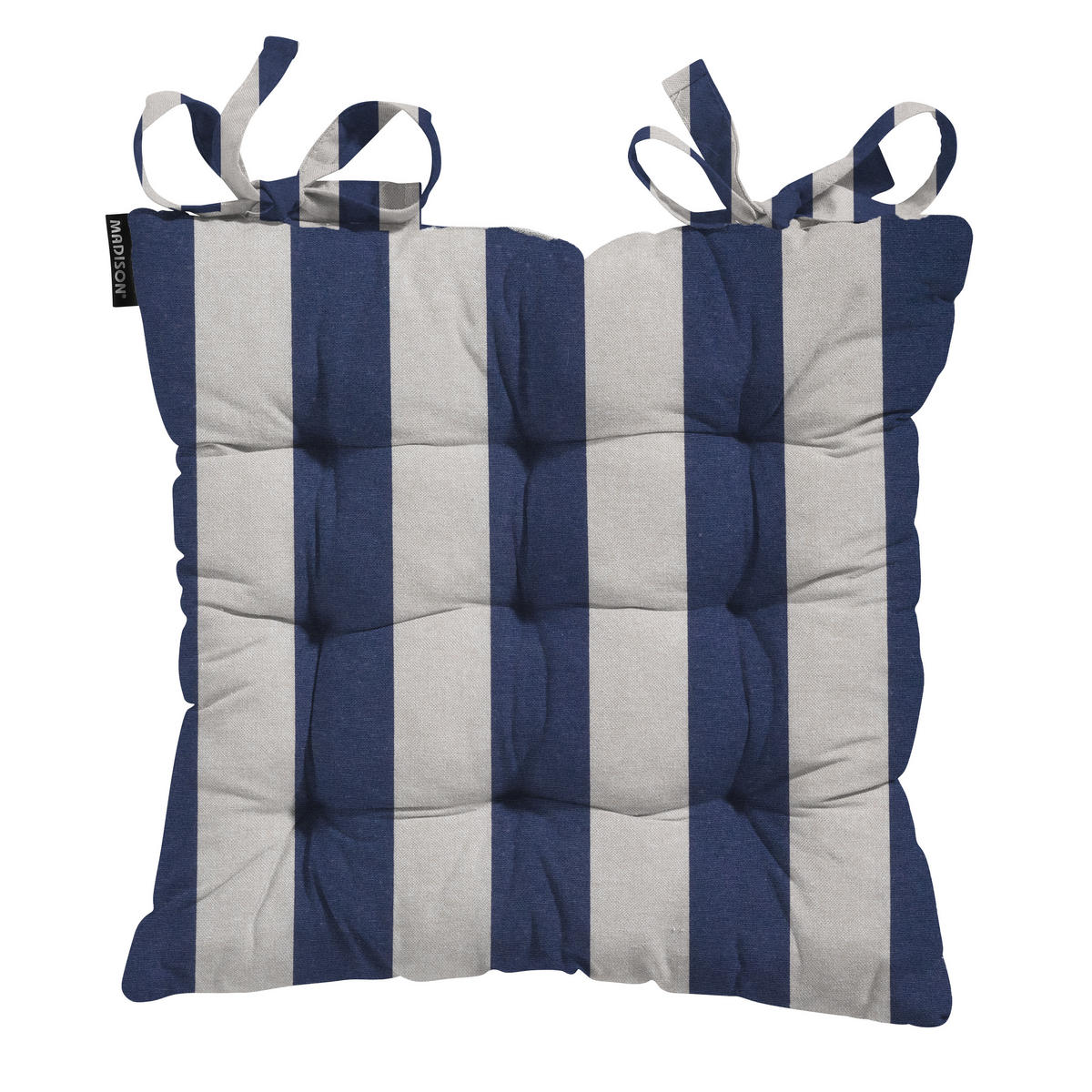 SITZKISSEN Amora - Blau - 46/46/8 cm - 4er-Set - Blau, Textil (46/8/46cm) - Madison