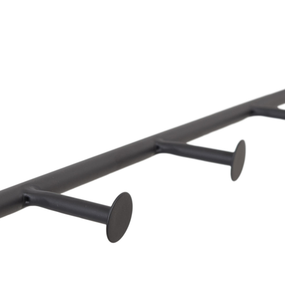 KLEIDERABLAGE Jasmin Schwarz - Schwarz, Metall (80/60/32cm) - LOFT42