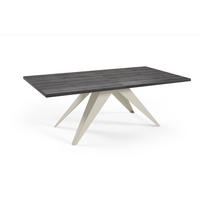 ESSTISCHE SENTO - Kaschmir/Anthrazit, Holzwerkstoff (90/160/76cm) - Meblini