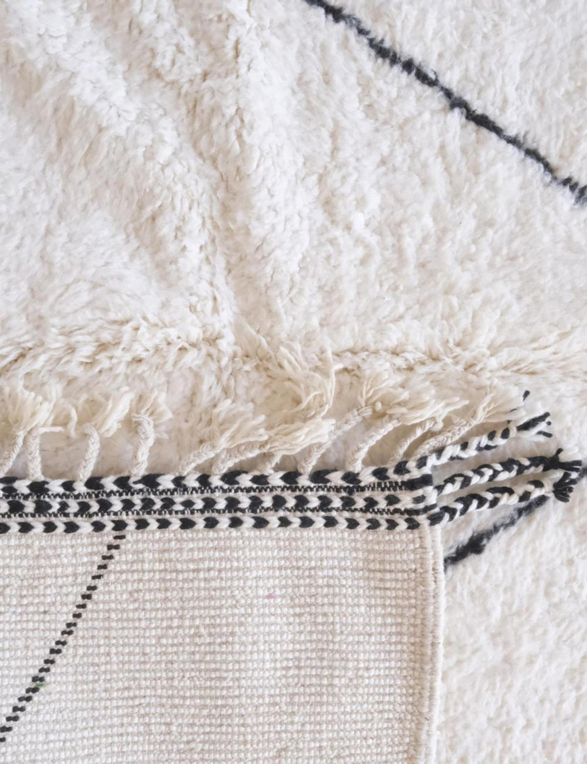 BERBERTEPPICH aus reiner Wolle 213x 295 cm - Weiß, Naturmaterialien (213/295cm) - AFK Living