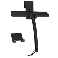 DUSCHABZIEHER, schwarz - Schwarz, Metall (24/20/2cm) - bremermann