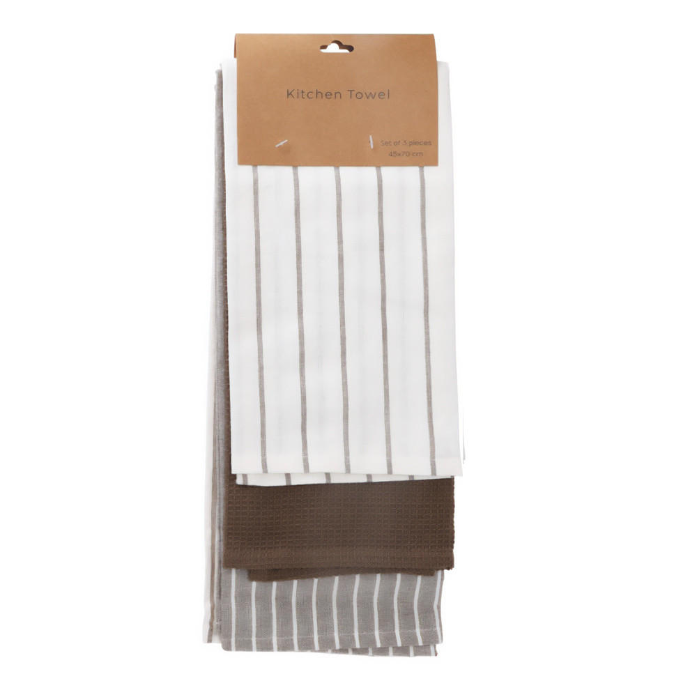 Home Styling Collection Küchentücher Braun 45x70 cm