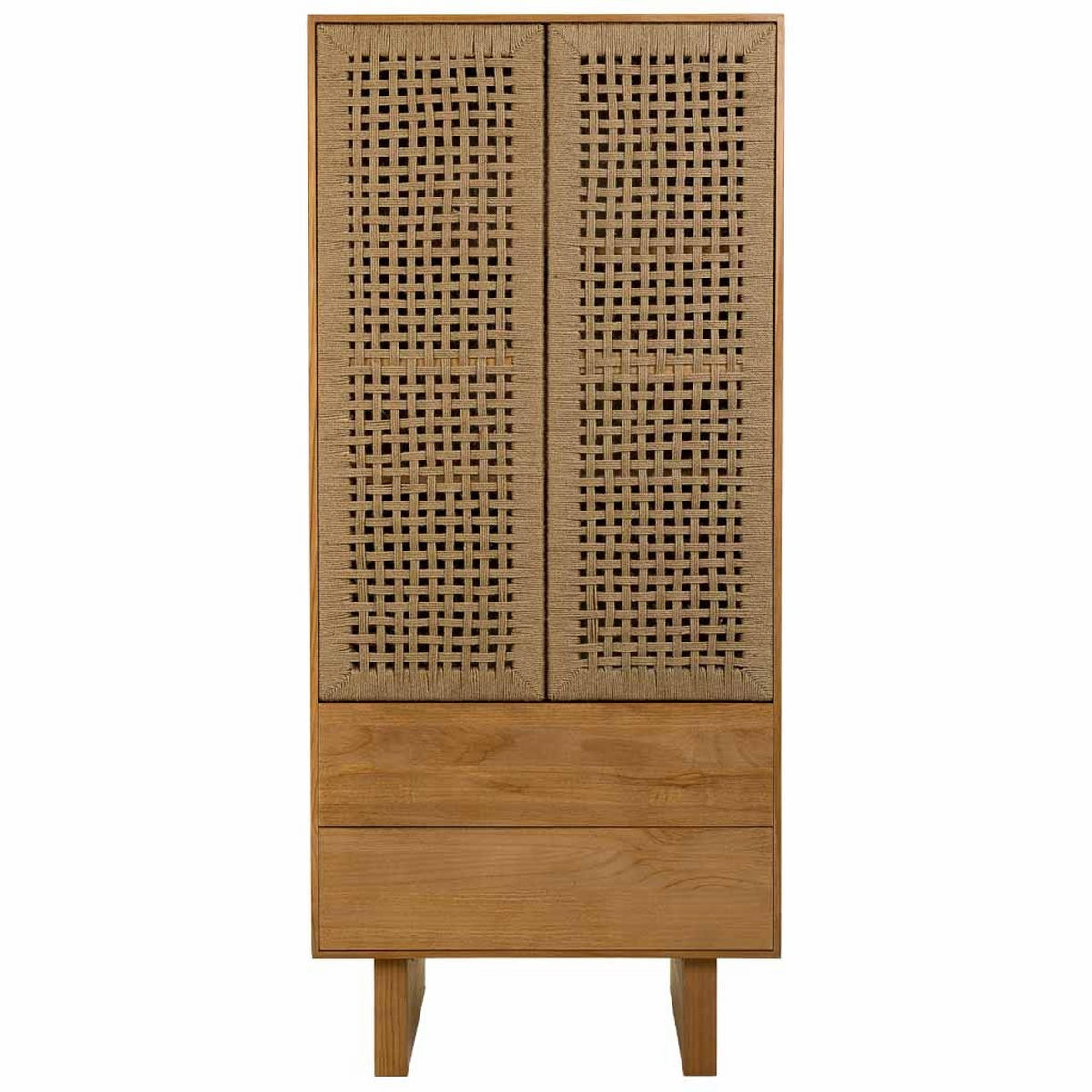 SCHRANK aus Holz 75x45x170 cm - Braun, Holz (75/170/45cm) - Wanderlust