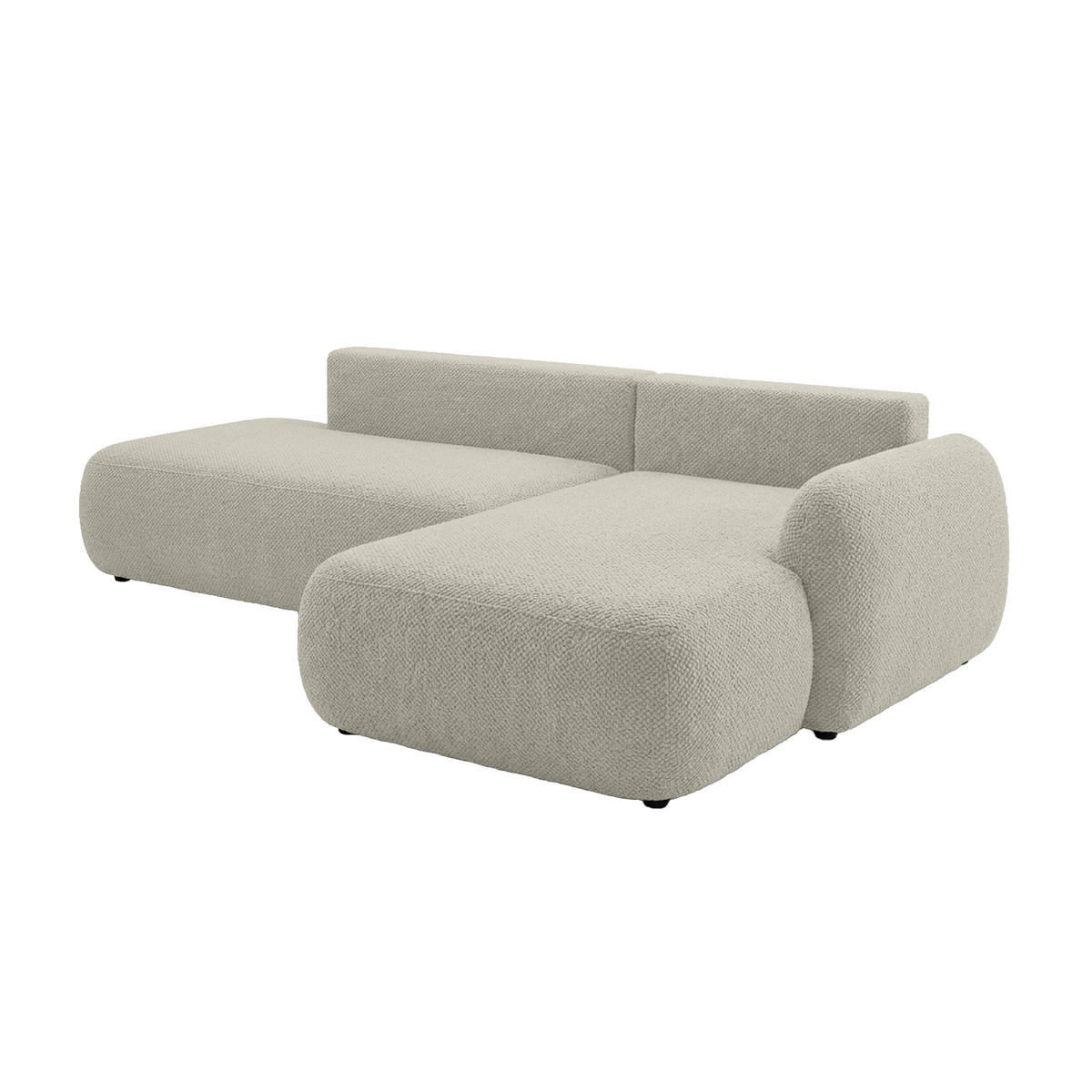 ECKSOFA Munduk I mit Schlaffunktion, Creme - Creme, Textil (302/184cm) - Fedve