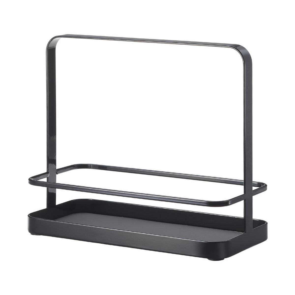 GEWÜRZREGAL Tower Schwarz - Schwarz, Metall (10/18/21cm) - Yamazaki