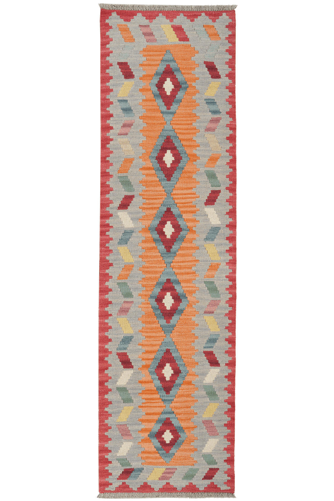 Looma Kelim-Läufer Orange 56x200 cm