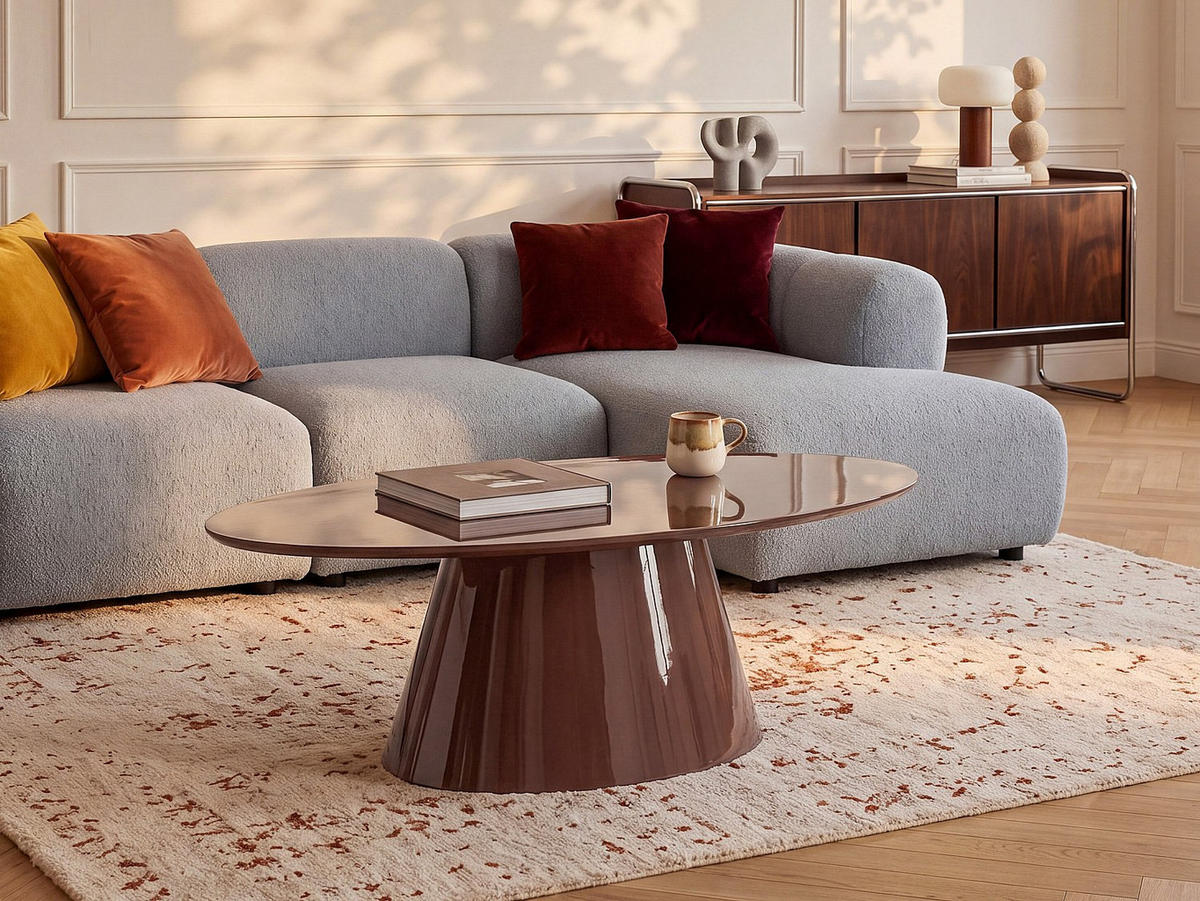 COUCHTISCH - 120 cm x 60 cm - holz - schokoladenbraun Antelada - Braun, Holz (60/120/40cm) - Vente-Unique