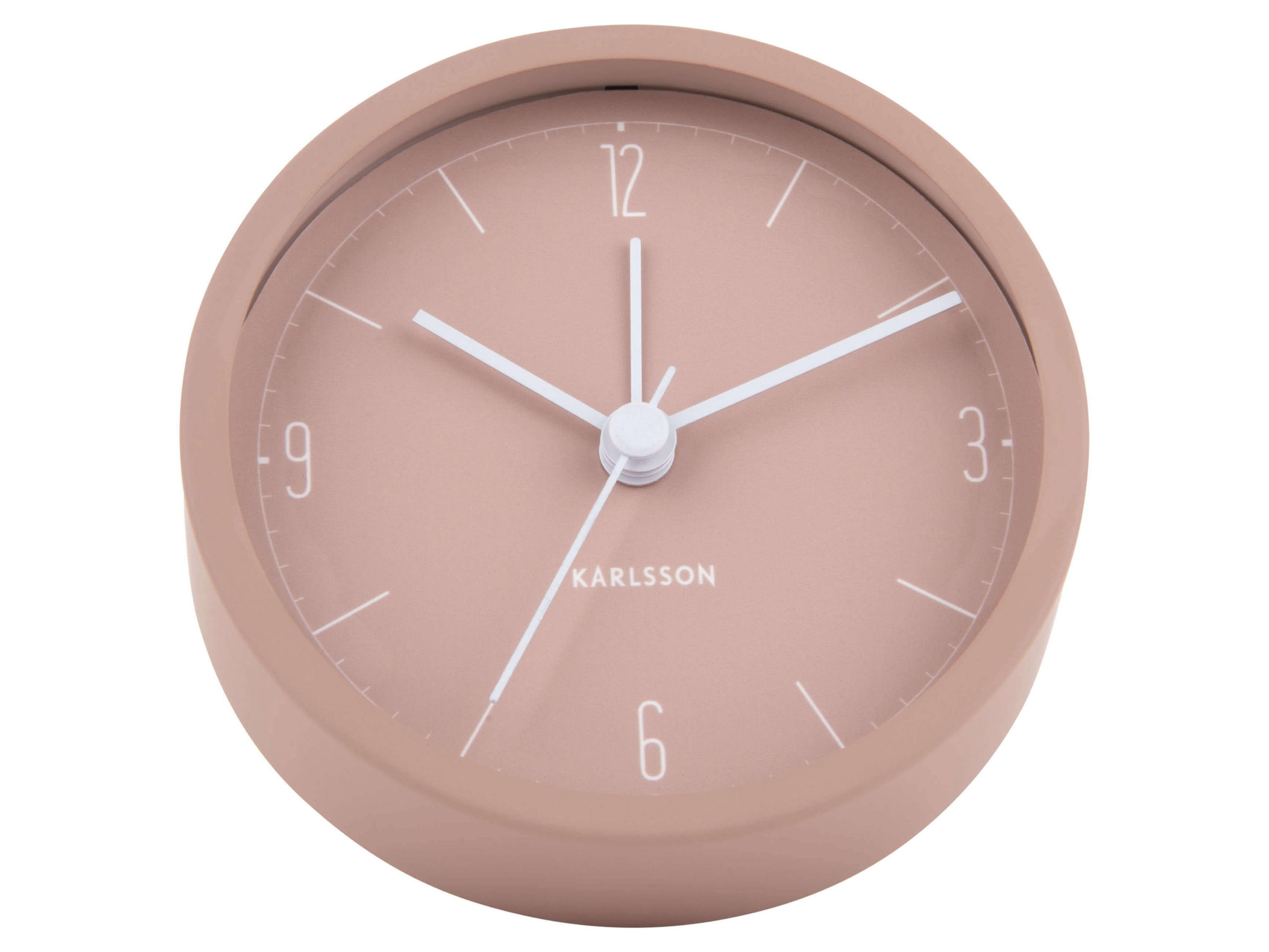 WECKER Rosa 9/9 cm - Pink, Metall (9/9/3cm) - KUNSTLOFT