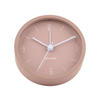 WECKER Rosa 9/9 cm - Pink, Metall (9/9/3cm) - KUNSTLOFT